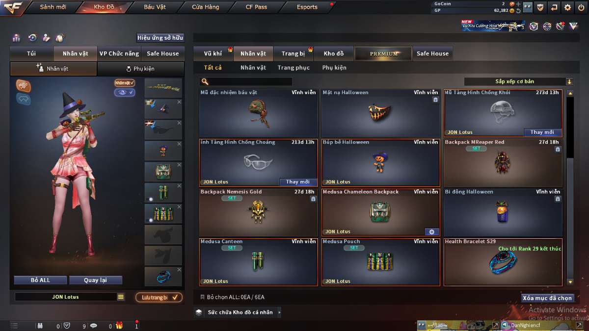 shop acc cf uy tin gia re